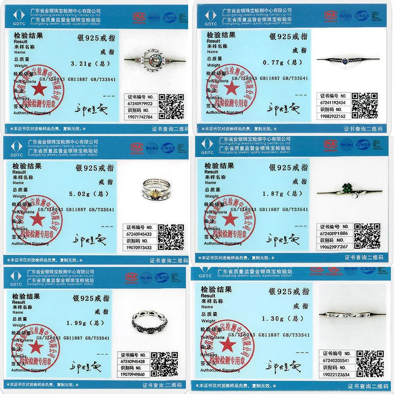 Rings Original 925 Sterling Silver Rings Bow Heart Sun Moon Star Zircon Rings For Women Jewelry Birthday Anniversary Gifts