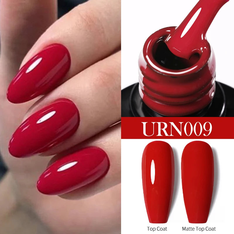 UR SUGAR 7.5ml Nude Glitter Color Nail Gel Polish Semi-permanent Varnish Soak Off Nail Art Base Top Coat UV LED Gel Manicure