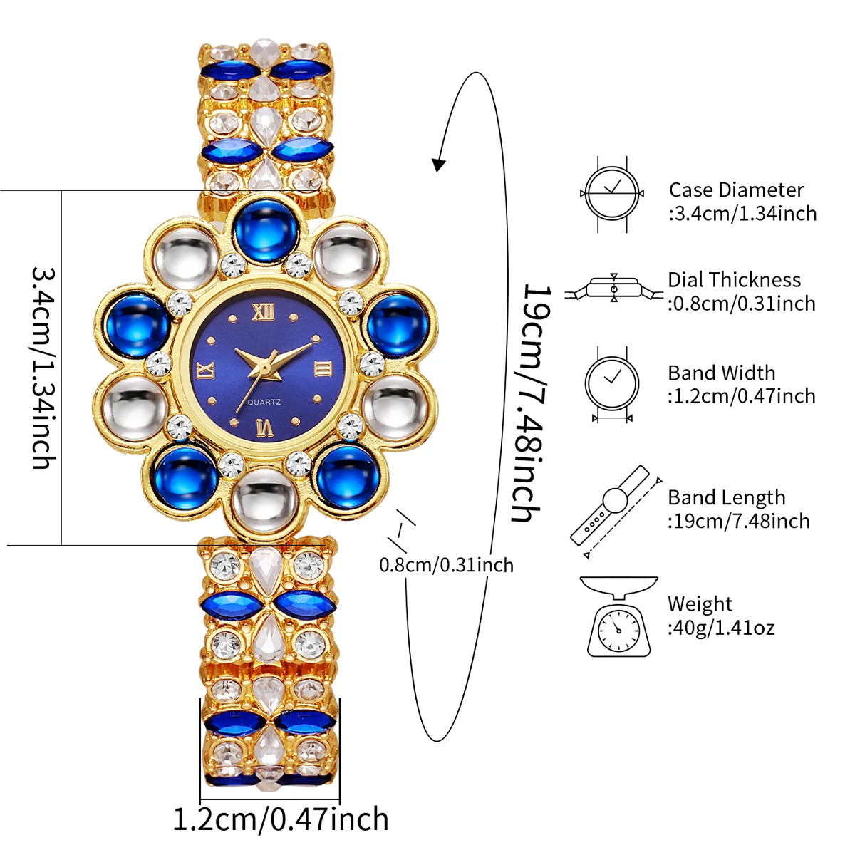 Luxury Rhinestone Women Watches Flower Dial Bracelet Quartz  Wristwatch for Ladies Clock Reloj Mujer