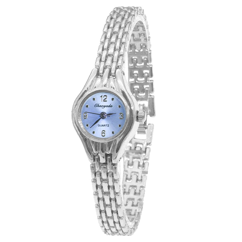 Ladies Gold Plated Watch Women Bracelet Quartz Wristwatch Girl Analog Feminino Relojes Hour Luxury Watches Elegant Casual Clock