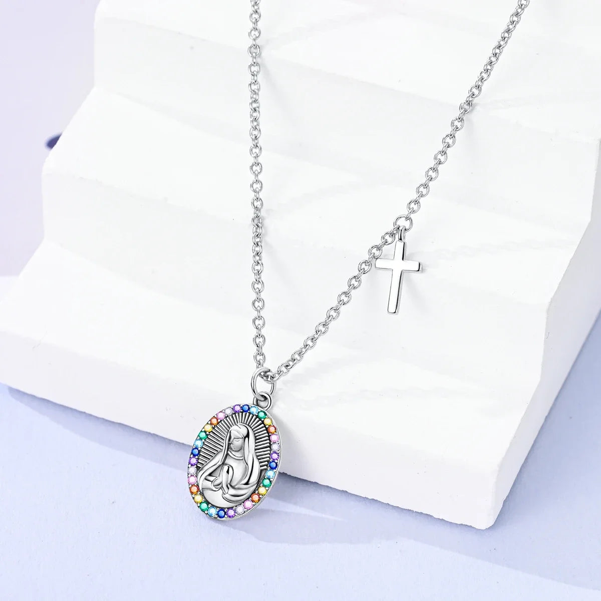 Original 925 Sterling Silver Necklace For Women Class Style Heart Shape Romantic Style High Quality Women Necklace Jewelry Gift