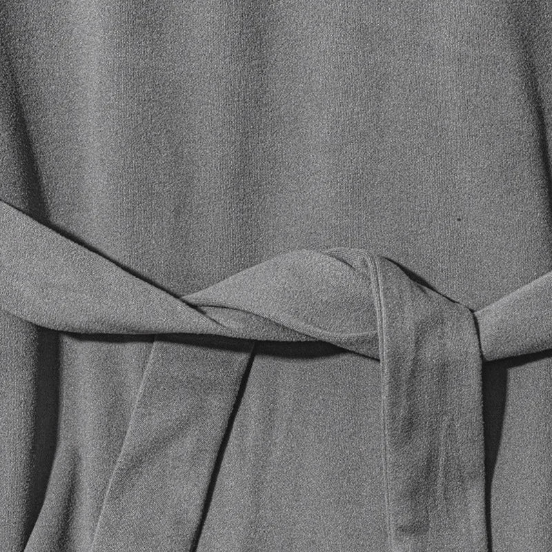 Casual Long Sleeve Maxi Dress Women 2025 Autumn Fashion O-neck Slim Lace-up A-line Dresses With Sashes Elegant