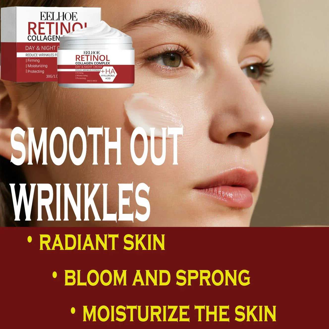 Retinol Lifting Firming Creams Collagen Wrinkle Remover Face Care Cream for Moisturizer Whitening Brighten Skin Care Products