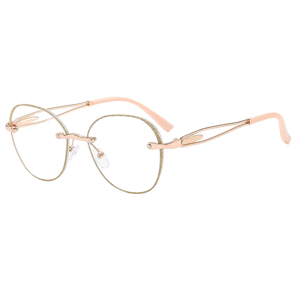 2025 Whitening Reading Glasses Fashionable High-end Glasses Frame For Women High-definition Ultra-light Reading Glasses JH258