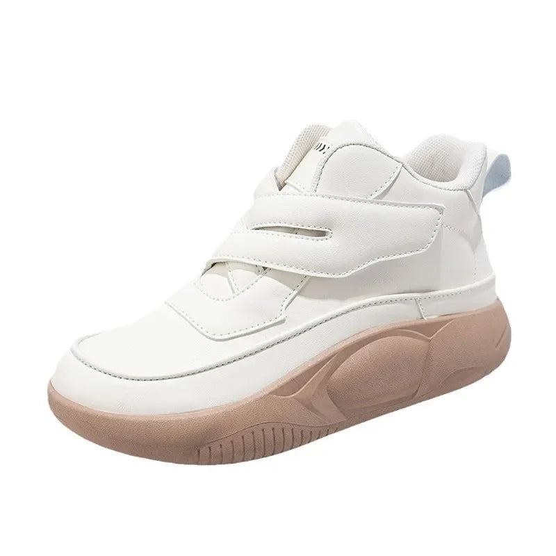 2025 Autumn and Winter Leather Shoes Women's Multi-functional Leisure Sports Shoes High Quality Comfortable Lefu Shoes