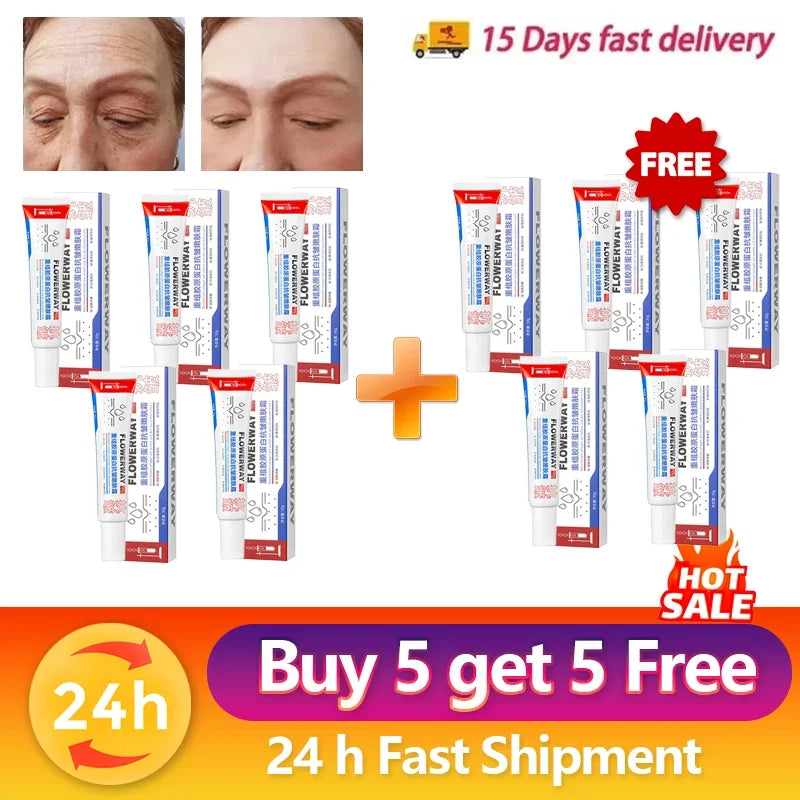 Collagen Anti-Aging Cream Repair Instant Wrinkle Tightening Lifting Rejuvenate face Deep Moisturizing Tightening Korean Skincare