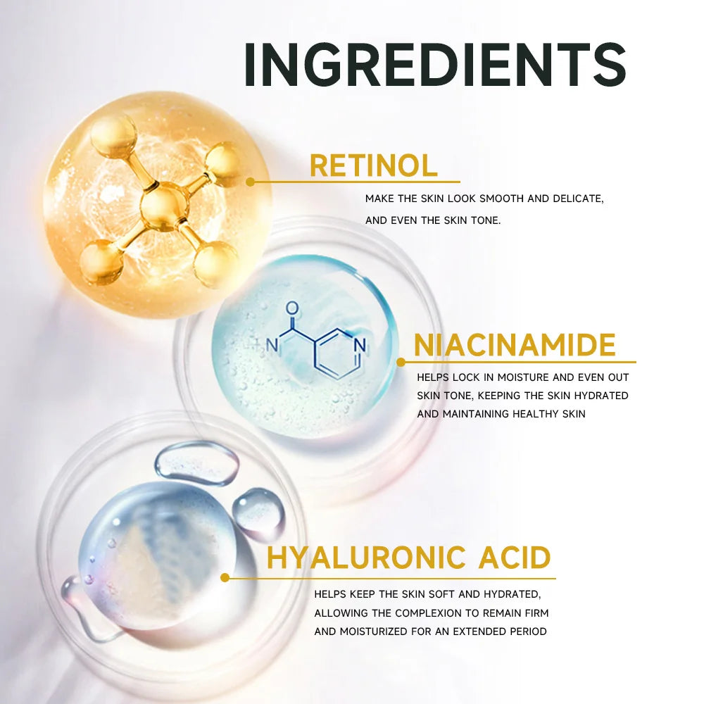 Nicotinamide Cream Essence Set Whitening Freckle Cream Remove Melasma Dark Spots Melanin Anti-Aging Shrink Pores Moisturizing