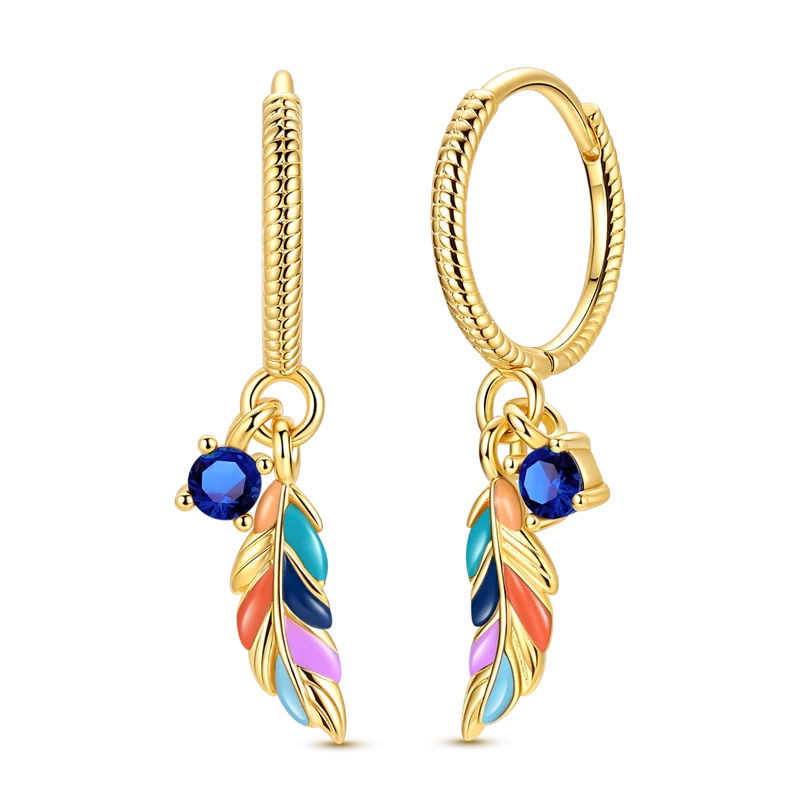 Ladies' Gold Earrings 925 Pure Silver Tree of Life Earrings, Birthday, Wedding, Engagement Party Fashion Jewelry Gifts 2025 New