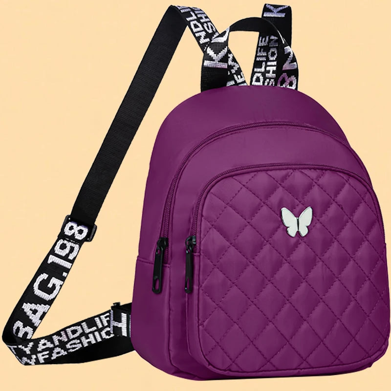 Backpack women's new Korean version of all fashionable Oxford cloth backpack fashion leisure large capacity travel schoolbag