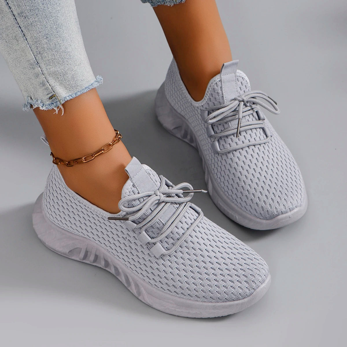 Women's summer breathable mesh flat shoes women's shoes casual sports shoes, clearance free shipping