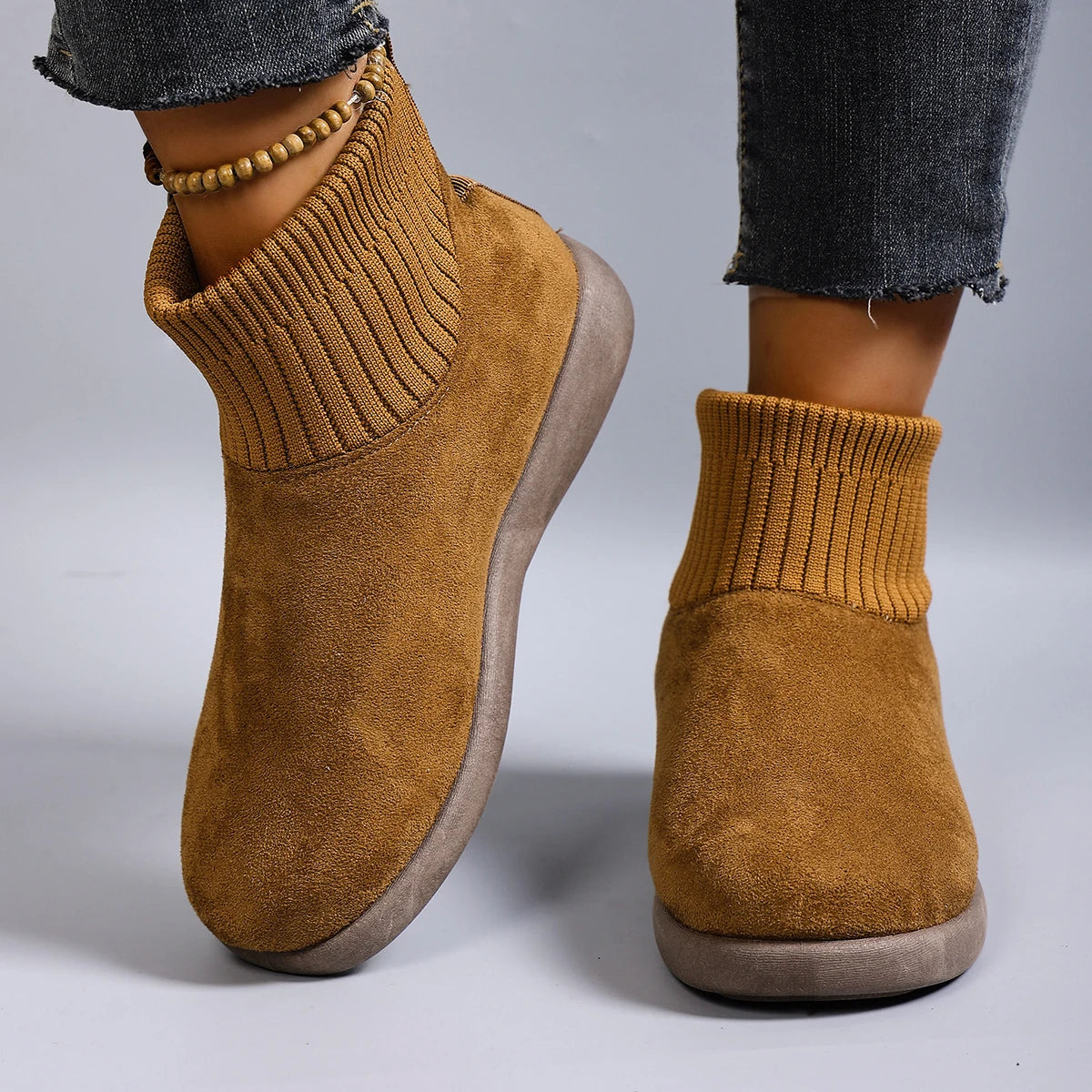 New women's sports boots for autumn and winter, breathable, comfortable, warm, casual short boots and ankle boots