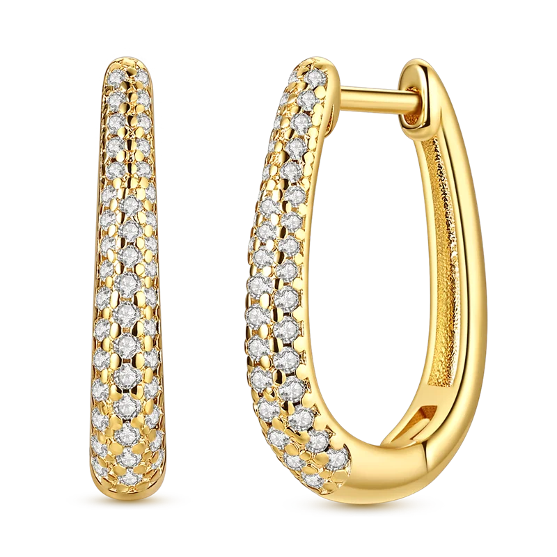 Ladies' Gold Earrings 925 Pure Silver Tree of Life Earrings, Birthday, Wedding, Engagement Party Fashion Jewelry Gifts 2025 New