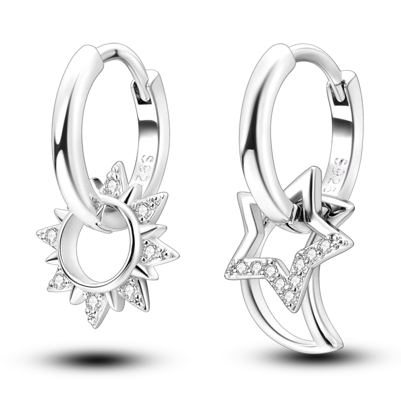 Ladies' Gold Earrings 925 Pure Silver Tree of Life Earrings, Birthday, Wedding, Engagement Party Fashion Jewelry Gifts 2025 New