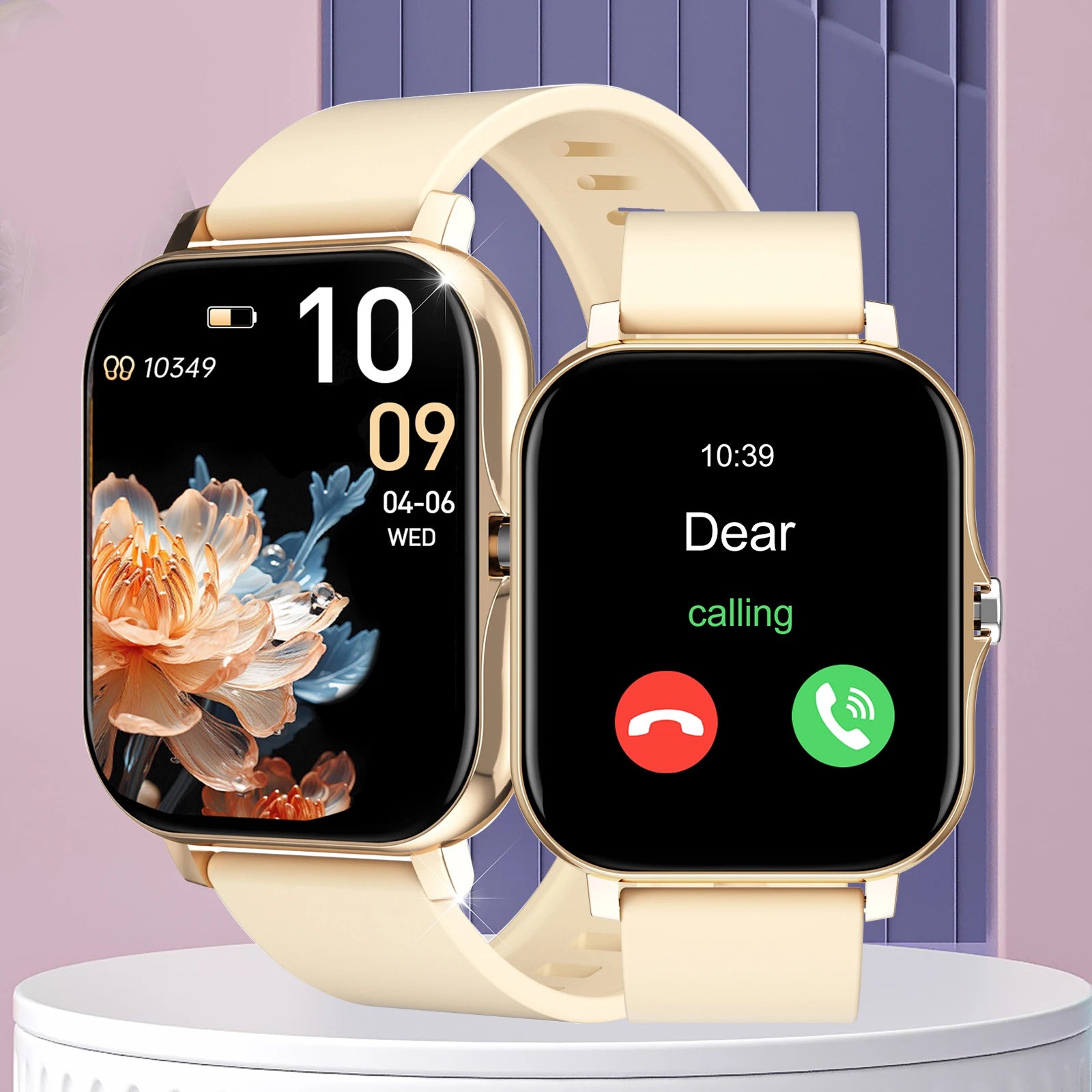 Smart watch, wireless calling /dial, multi -Sport mode, calling reminder and rejection,information reminder,for iPhone/Andriod