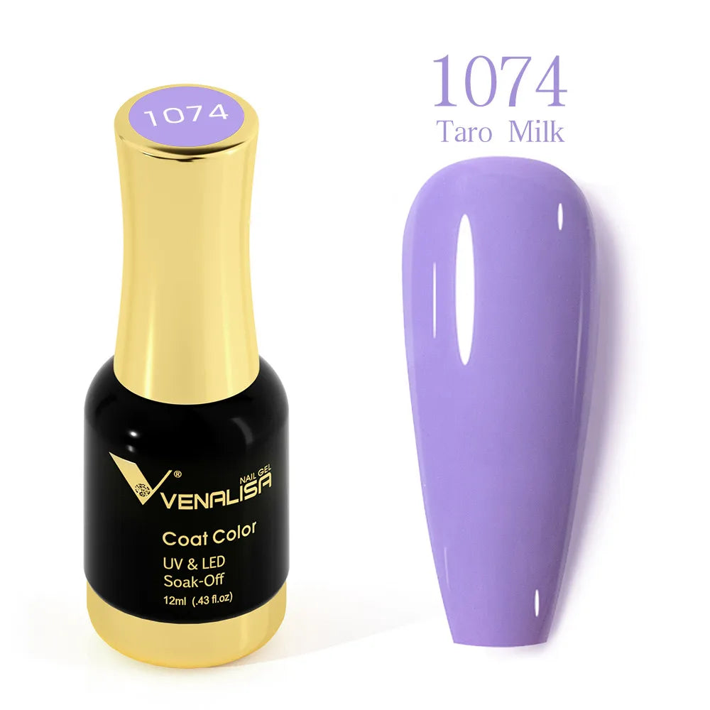 #1004 VENALISA Nail Gel Polish Hema TPO Free Semi Permanent Jelly Nude Pink Color Soak Off UV LED Ultra Diamond Varnish 12ml