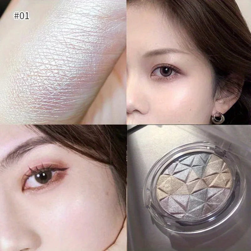 Luxe Glow Highlighter and Bronzer Palette - Ultra-Concentrated Shimmer for Face Body - Long-Lasting & Versatile for Any Occasion