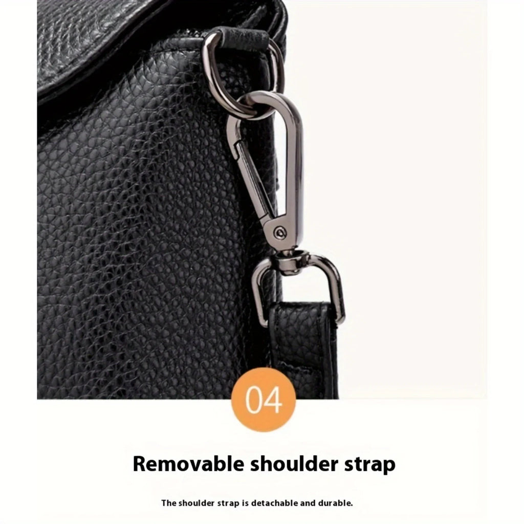 2025 new solid color ladies fashion shoulder bag, casual and simple ladies crossbody bag, large capacity ladies commuter bag