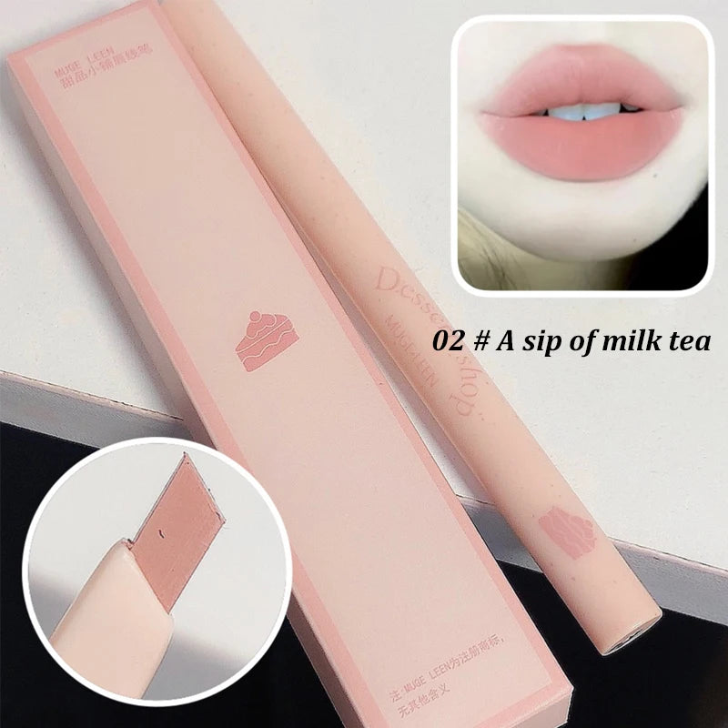 Dessert Lip Liner Automatic rotating waterproof lasting no color outline lip lipstick pen