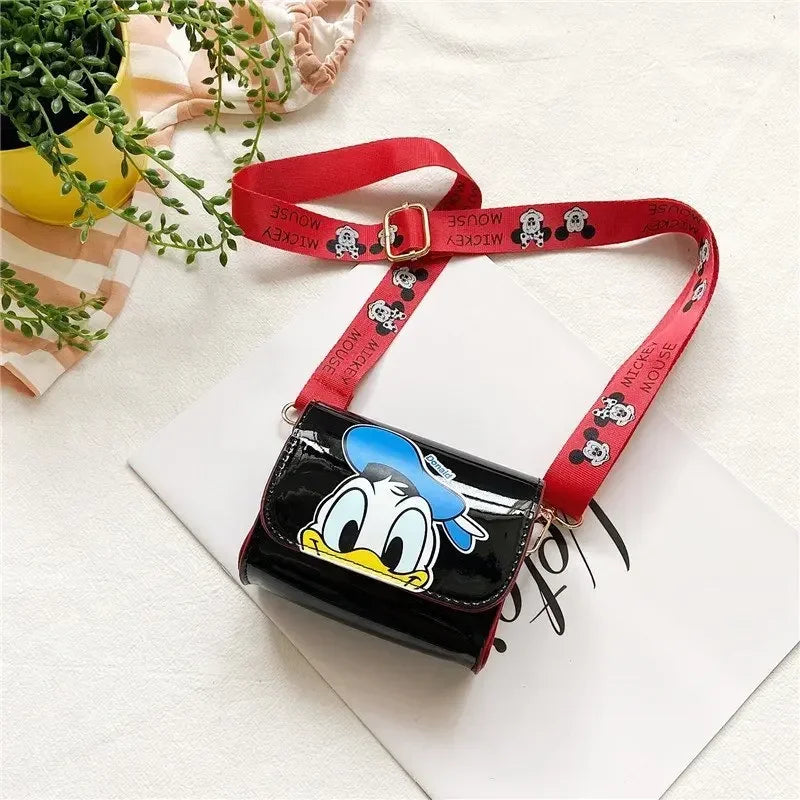 Disney children's shoulder bag, crossbody bag, Mickey Mouse cartoon shoulder bag, cute girl bag, coin wallet, fashion mini bag