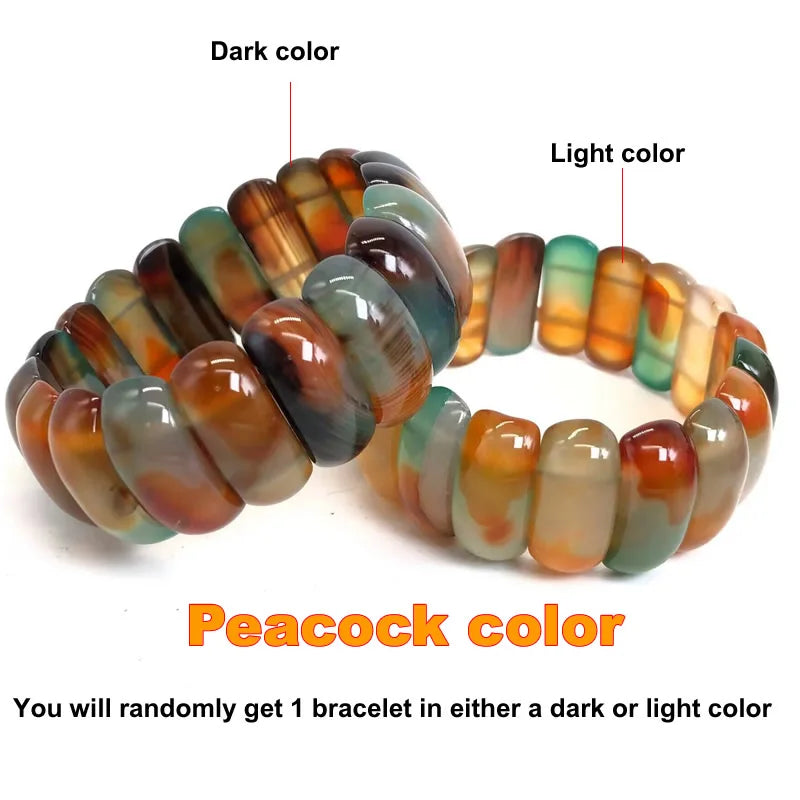 natural botswana agates/Red Blue Sardonyx stone beads bracelet natural gem stone bangle fine jewelry woman for gift wholesale !