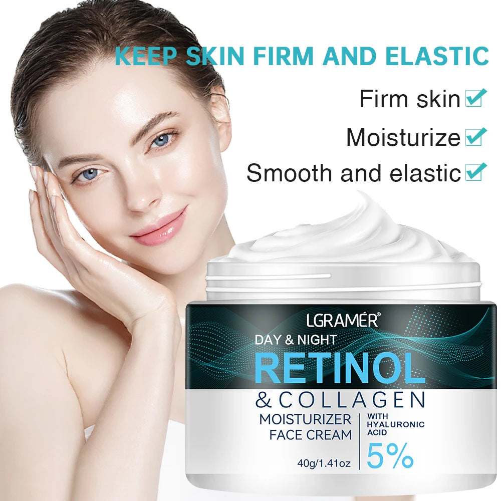 Retinol Moisturizer Face Cream Repairing Moisturizing Nourishing Cream Brightening Skin Facial Cream Anti-Aging Face Skin Care