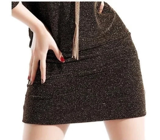 Winter New Women's Slim Wrap Hip Skirt Long Sleeve Knitted Plus Size es Vestidos Women Dress