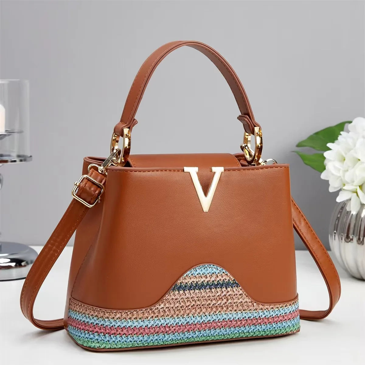 women shoulder Bag for 2025 luxury designer handbag women Handbags leather Printed monogram single shoulder straddle bag