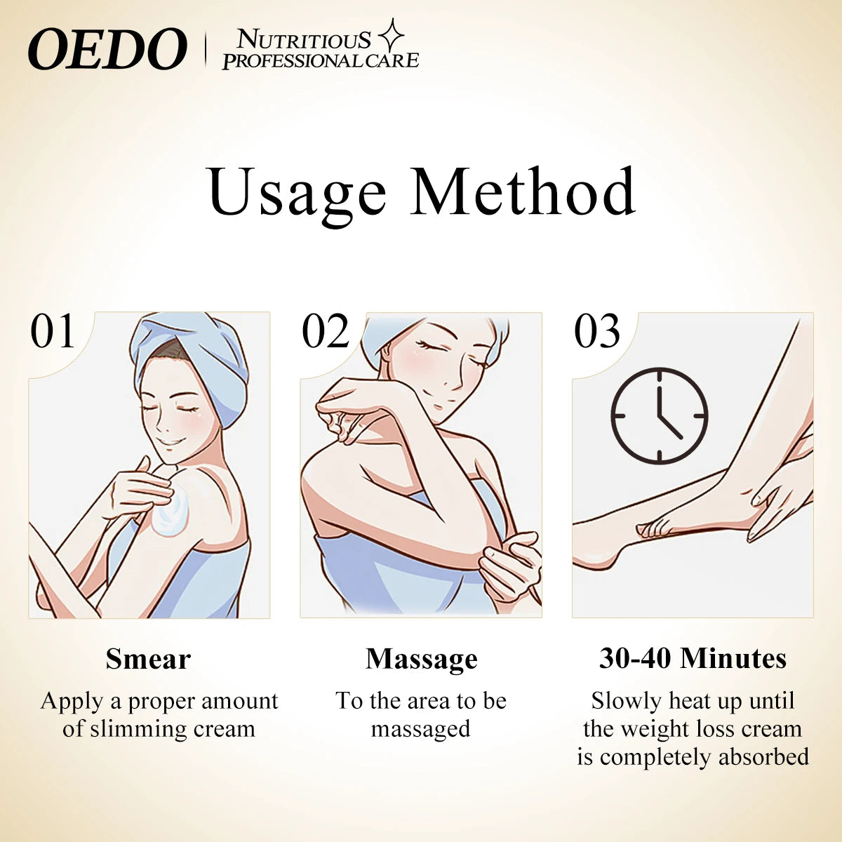 【Local Shipping】Hyaluronic Acid Ginseng Anti Cellulite Shaping Create Body Shaping Cream Fat Burning Belly Skin Tighten Cream