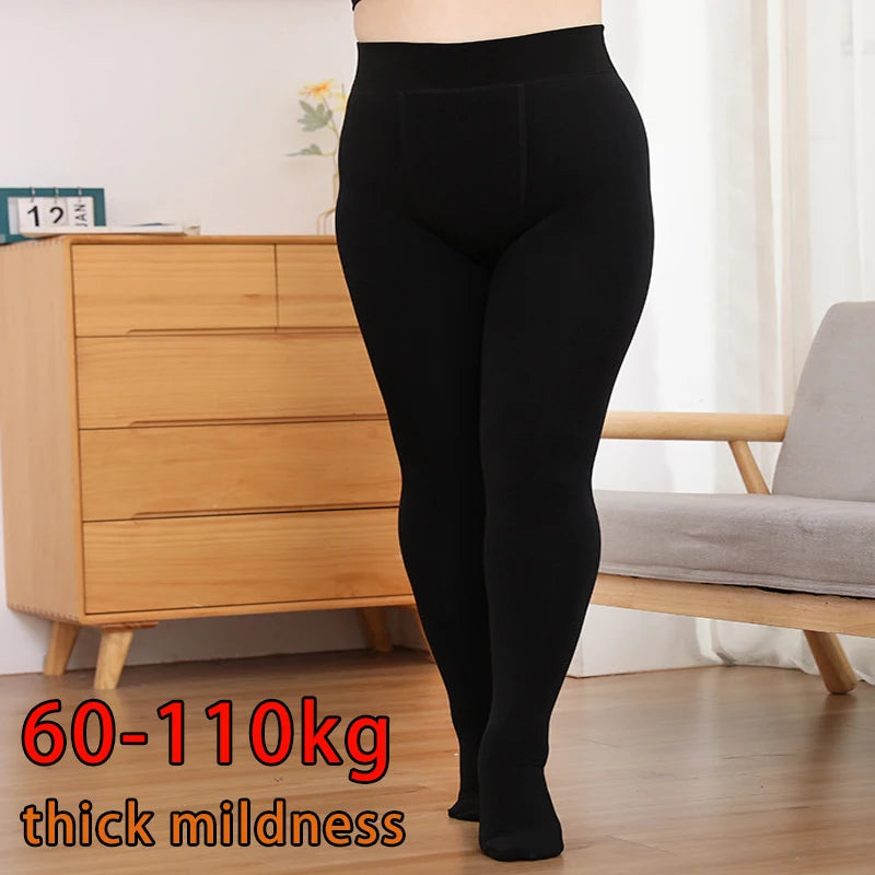 Plus Size Leggings Women Clothing Feminino Leggings Thick Plus Size Women Trousers Bare Pantyhose  Warm Fall and Winter Fleecing