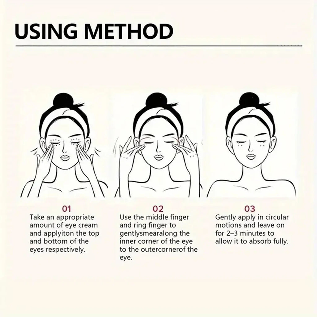 5-in-1 Eye Cream with Collagen & Vitamin C - Instant Brightening Effect - Deeply Hydrating - For a Radiant Look