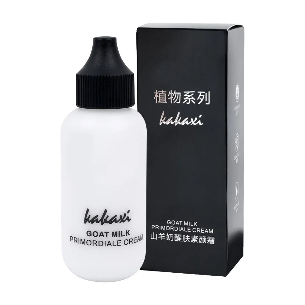 50ml Goat Milk Liquid Foundation Matte Concealer Waterproof Oil-control Cover Dark Circles Brighten Natural Cosmetics Makeup