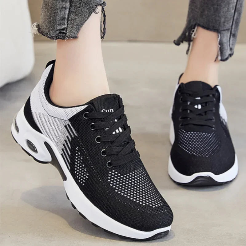 Women's Shoes 2025 Summer Casual Sneakers Breathable Mesh Affordable Free Shipping