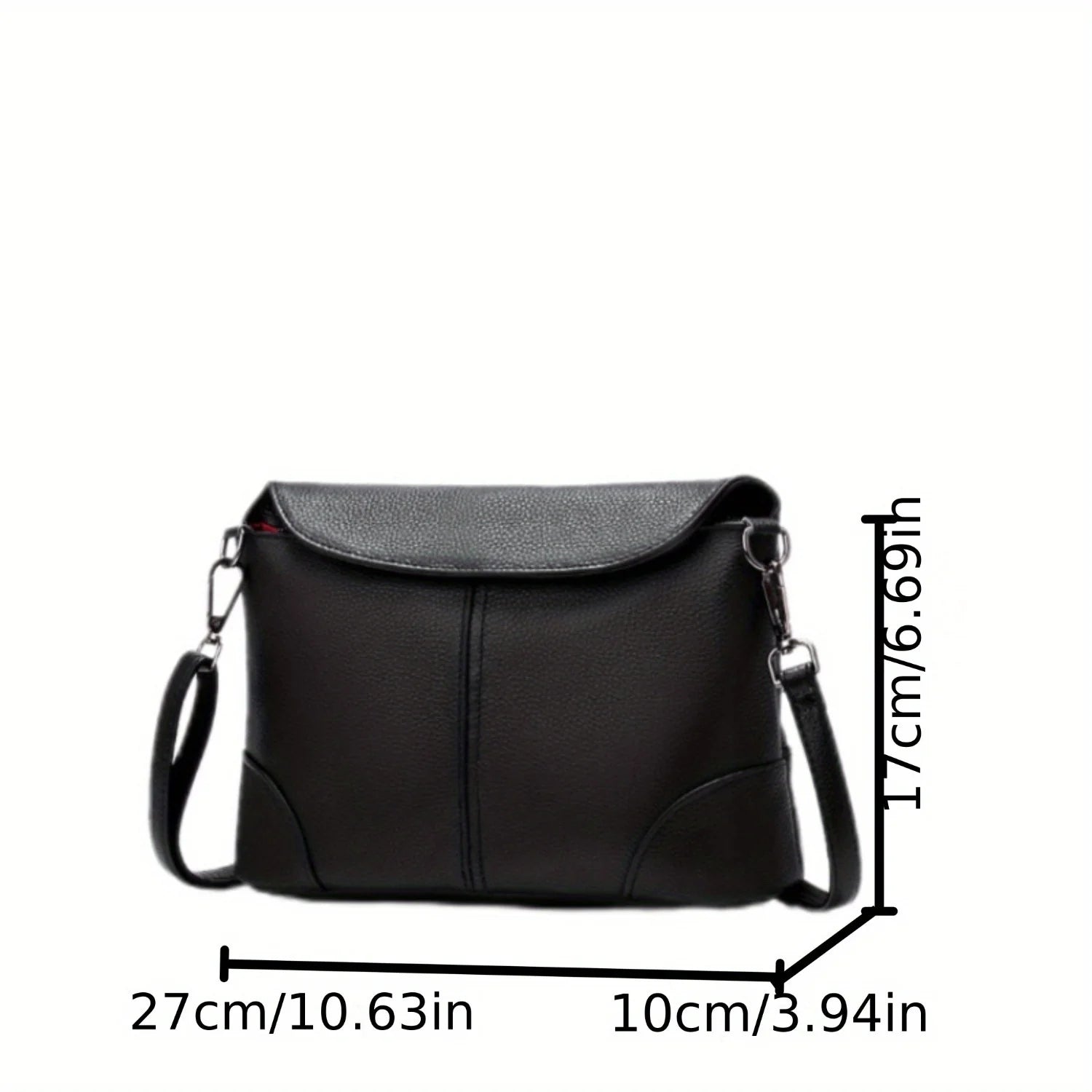 2025 new solid color ladies fashion shoulder bag, casual and simple ladies crossbody bag, large capacity ladies commuter bag