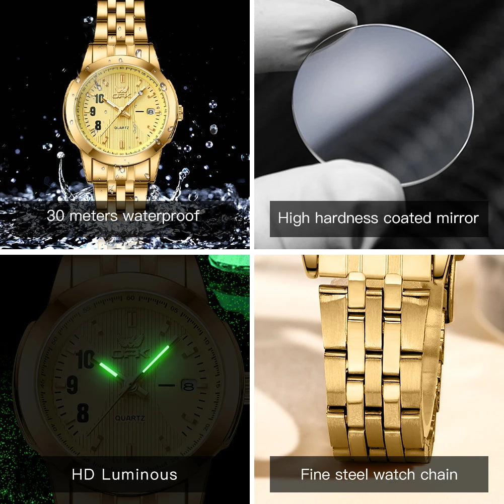 OPK Brand Women's Watch Casual Fashion Luminous Quartz Watch for Women 6021