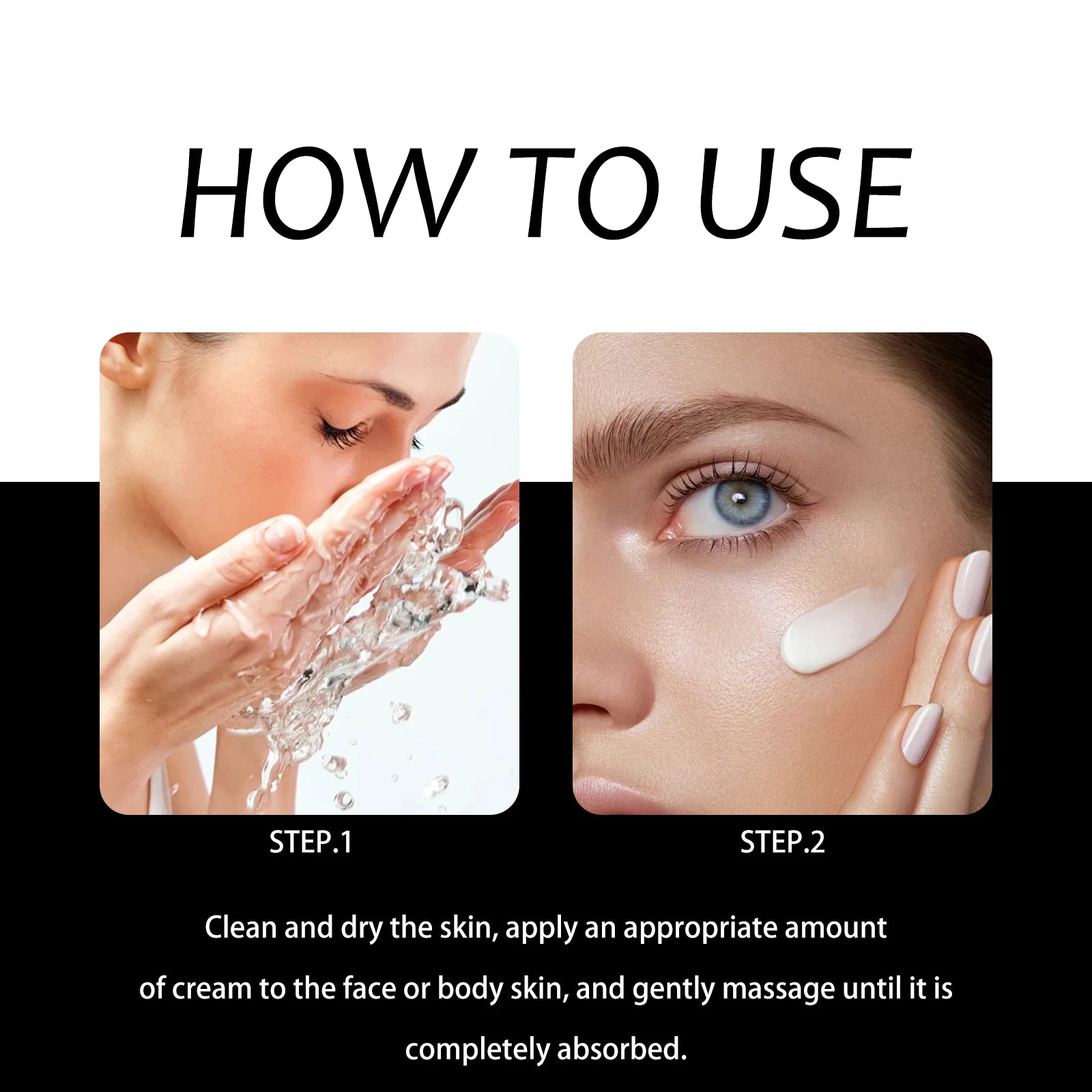 Hyaluronic Acid Face Cream Shrinking Pores Anti-Puffiness Oil Control Repair Damaged Brightening Skin Moisturizing Facial Cream