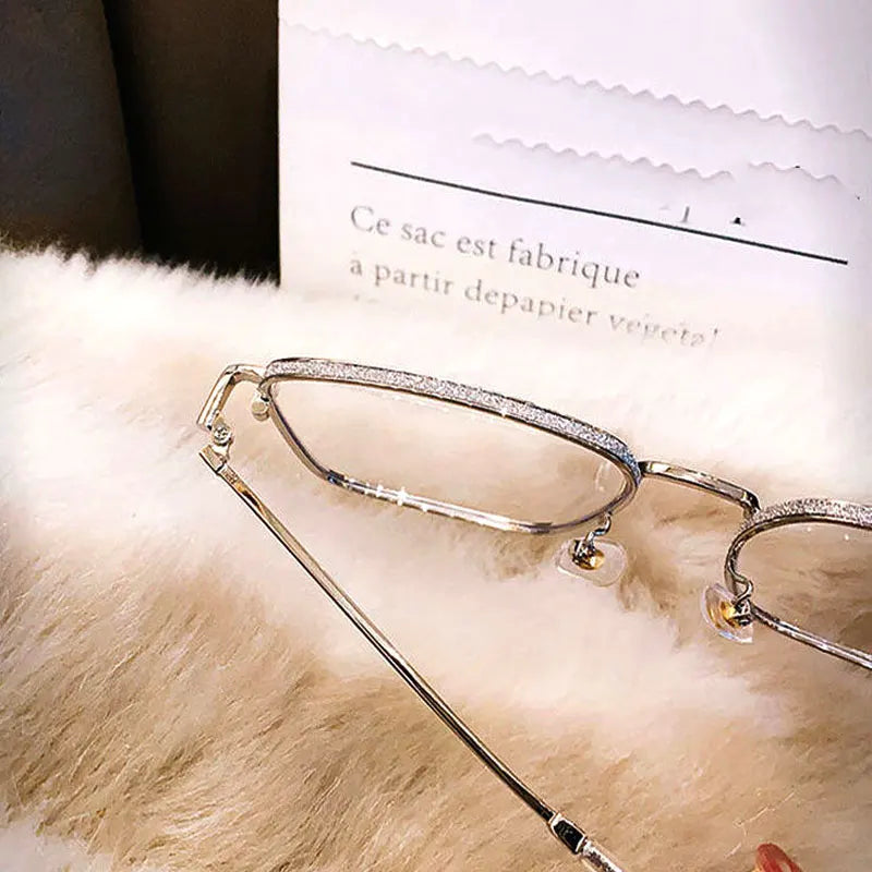 Photochromic Glasses Women's Myopia Reading Glasses 0 To - 6.0 Transparent Glasses Fashion Sunglasses Metal Frame Eyeglasses