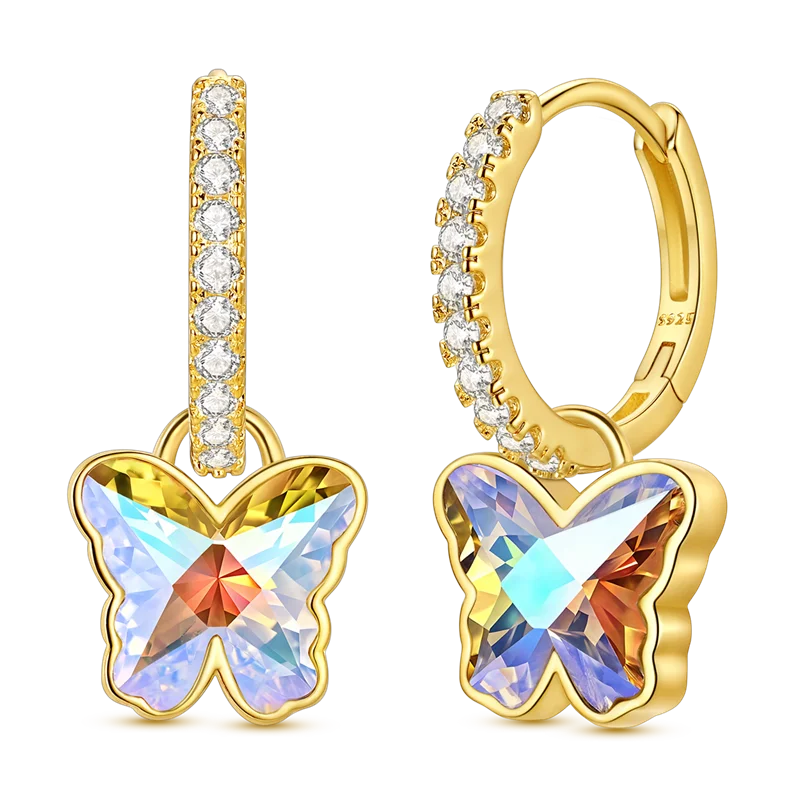 Ladies' Gold Earrings 925 Pure Silver Tree of Life Earrings, Birthday, Wedding, Engagement Party Fashion Jewelry Gifts 2025 New