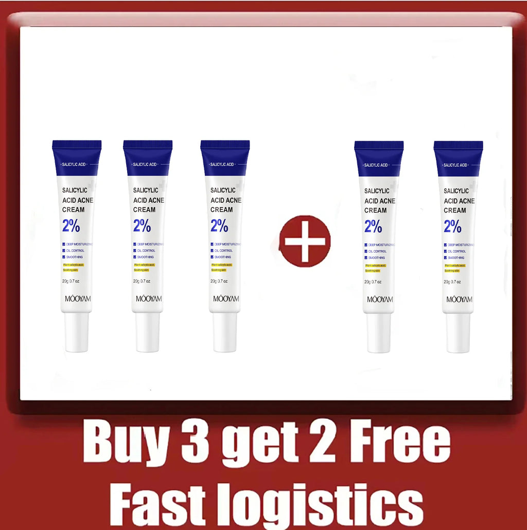 Salicylic Acid Acne Treatment Cream, Gentle Moisturizing Cream