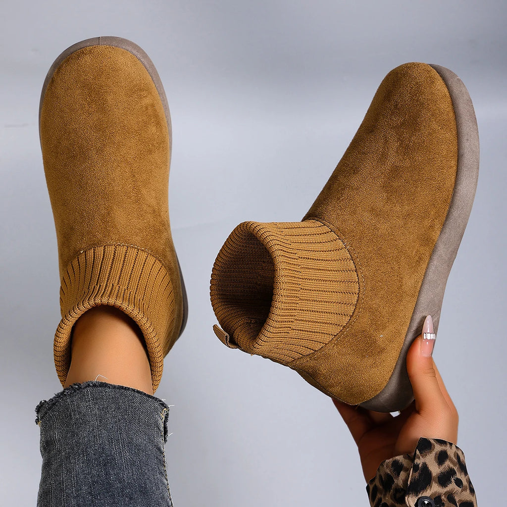 New women's sports boots for autumn and winter, breathable, comfortable, warm, casual short boots and ankle boots