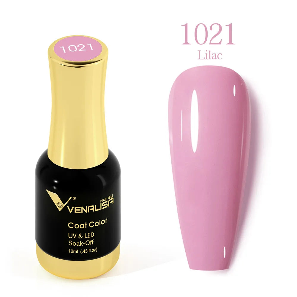 #1004 VENALISA Nail Gel Polish Hema TPO Free Semi Permanent Jelly Nude Pink Color Soak Off UV LED Ultra Diamond Varnish 12ml