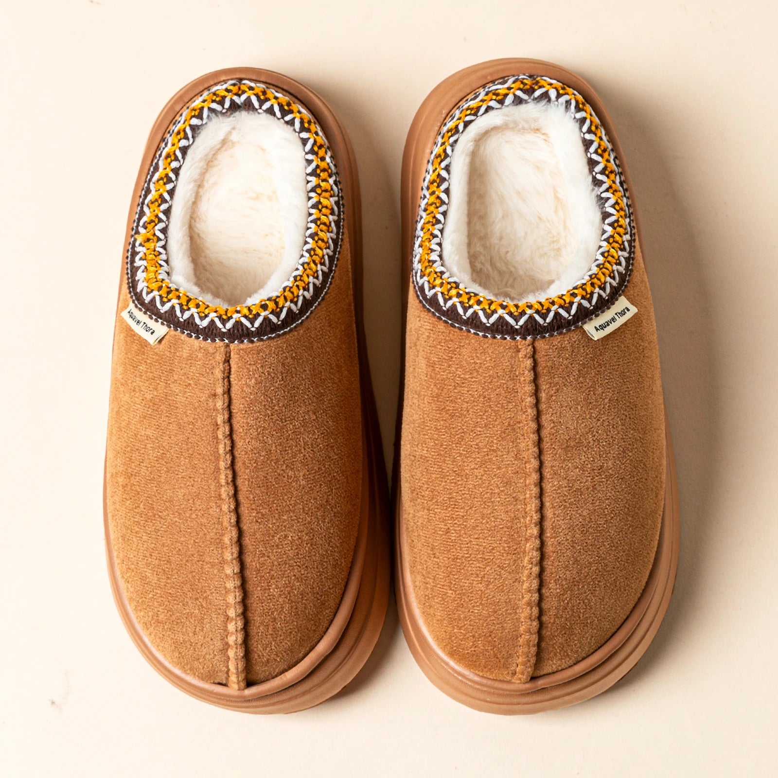 Fashion Women's Winter Slipper Boots Indoor Outdoor Warmth Anti-slip Comfort Thick Sole Casual Couple Home Shoes Snow Boots