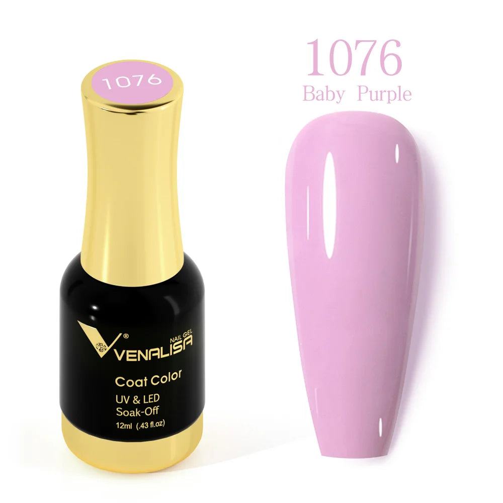 #1004 VENALISA Nail Gel Polish Hema TPO Free Semi Permanent Jelly Nude Pink Color Soak Off UV LED Ultra Diamond Varnish 12ml
