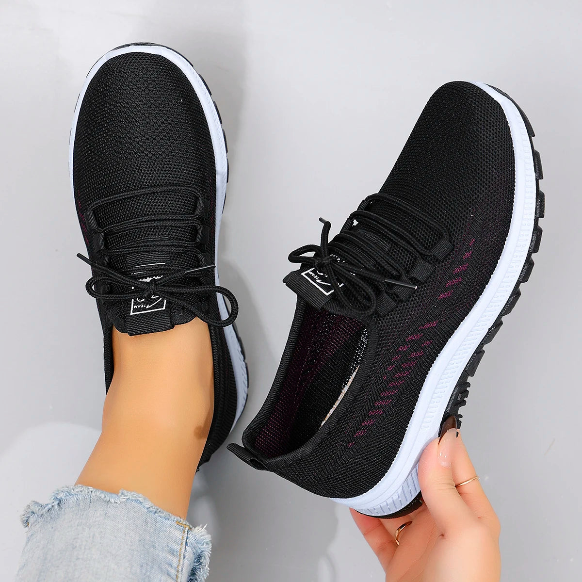 Women's summer breathable mesh flat shoes women's shoes casual sneakers shoes, clearance free shipping