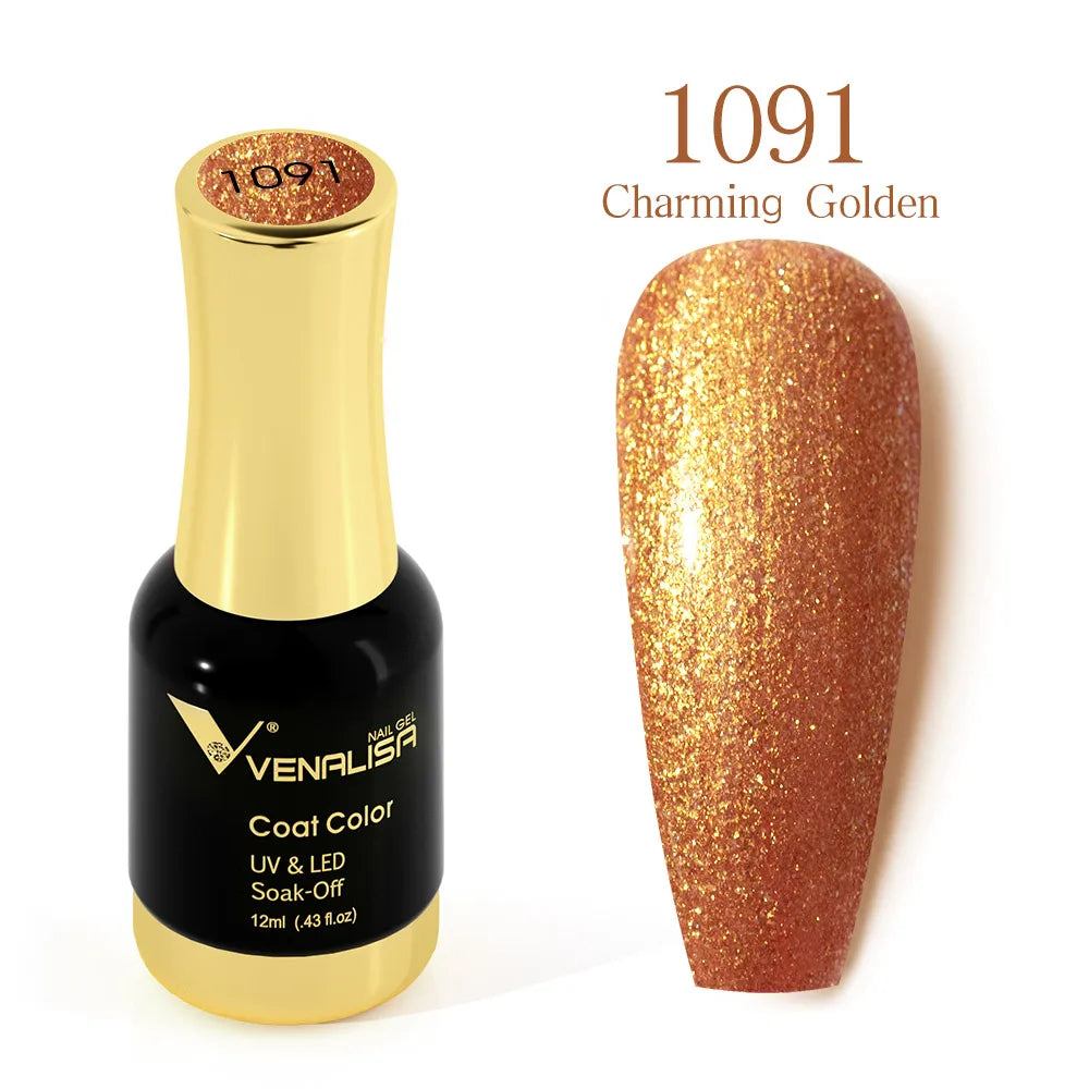 #1004 VENALISA Nail Gel Polish Hema TPO Free Semi Permanent Jelly Nude Pink Color Soak Off UV LED Ultra Diamond Varnish 12ml