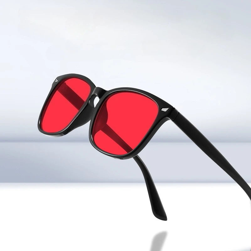 Anti Blue Light Glasses with Red Tinted Lenses Better Sleep Red Lens Filter Glasses Men Women Orange Yellow Lenses Glasses