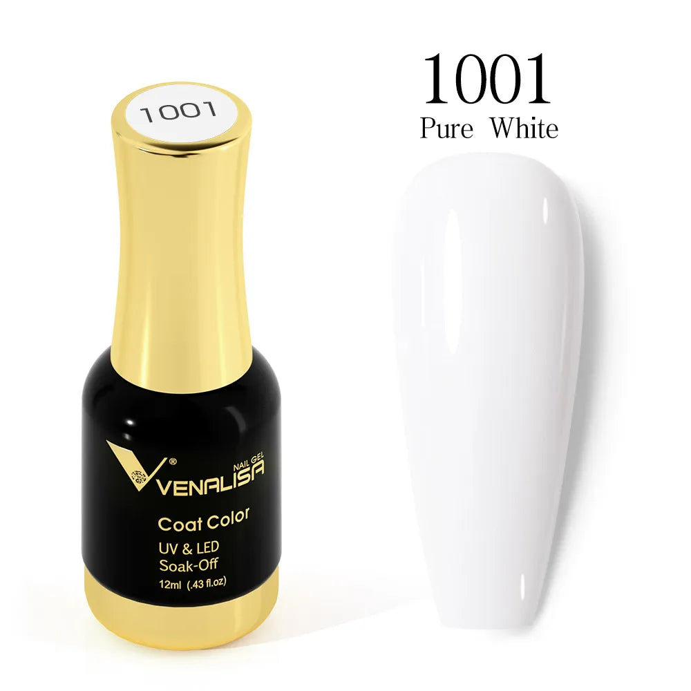 #1004 VENALISA Nail Gel Polish Hema TPO Free Semi Permanent Jelly Nude Pink Color Soak Off UV LED Ultra Diamond Varnish 12ml