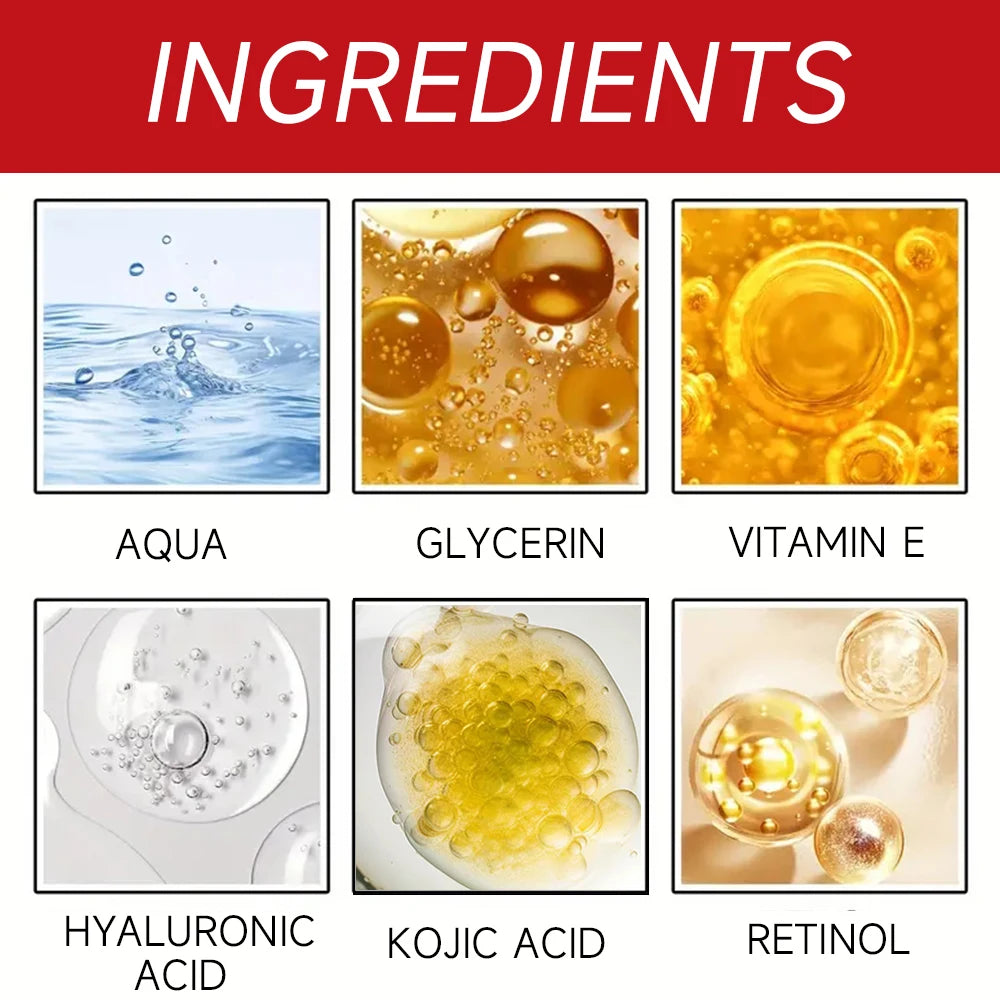 Kojic Acid+Retinol Cream,Anti-aging Cream Remove,Smooth wrinkles Face Cream For Moisturizer Whitening Brighten Skin Products