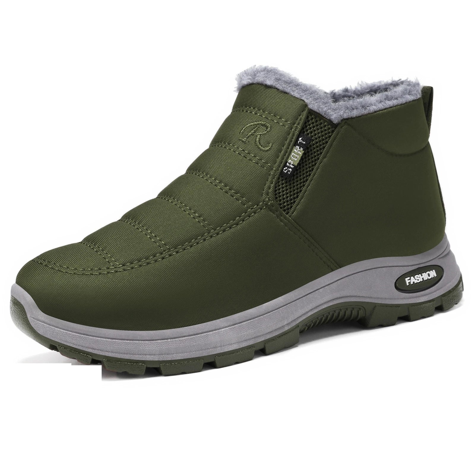 Large Size Women's Cotton Boots, Cold Resistant and Warm Cotton Boots, High Top Snow Boots with Thickened Fleece