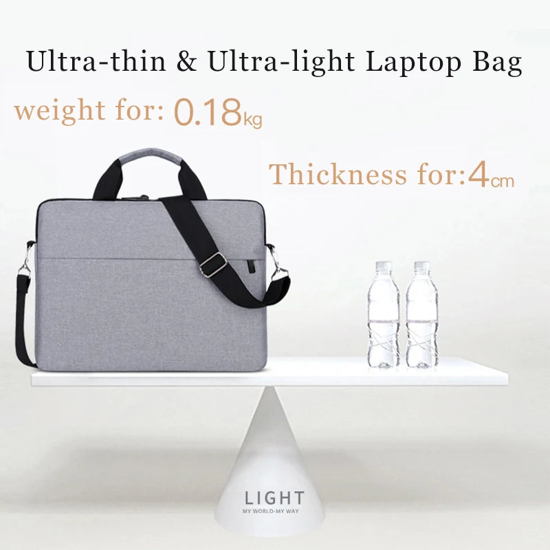 Laptop Bag Women 2025 13.3 14.1 15.6 17 Inch Office Notebook Sleeve Case Travel Computer Handbag Elegant Fashion Luxury