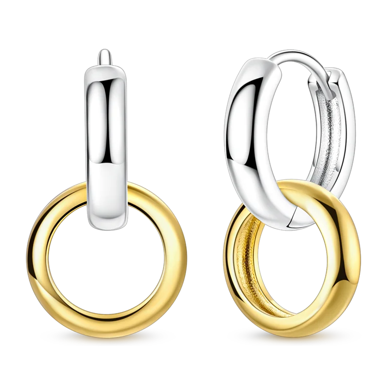 Ladies' Gold Earrings 925 Pure Silver Tree of Life Earrings, Birthday, Wedding, Engagement Party Fashion Jewelry Gifts 2025 New